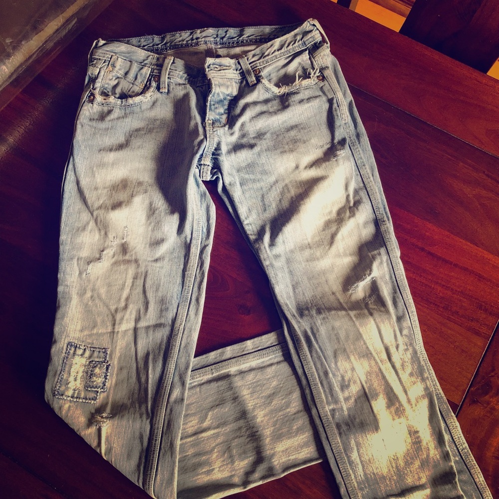 No 67 Whitney Patched Jeans